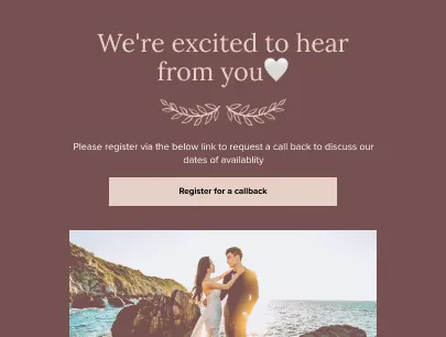 Wedding services template