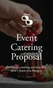 Event catering template