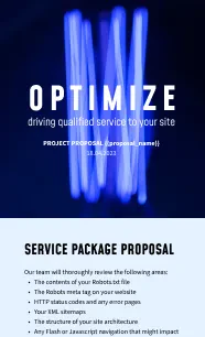 SEO marketing template