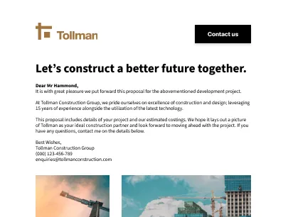 Property development template